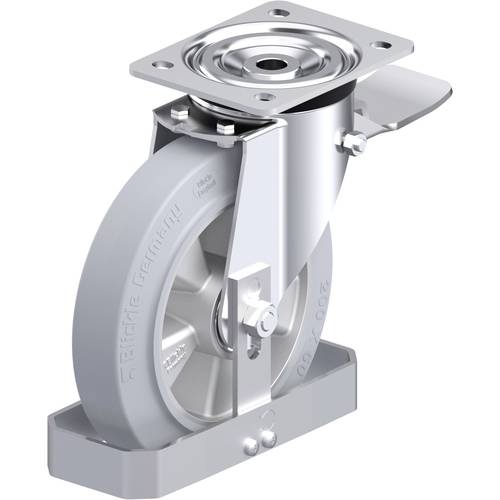 Blickle 885157 L-ALEV 200K-ST-SG-FS Stahlblech-Lenkrolle Rad-Durchmesser: 200 mm Tragfähigkeit (max.): 400 kg 1 St.