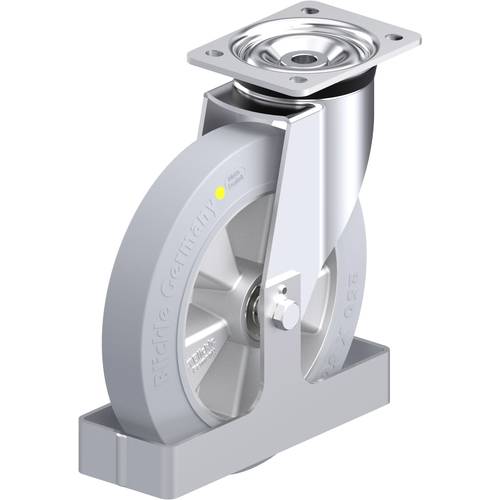 Thumbnail - Blickle 938545 L-ALEV 250K-3-SG-AS-FS Stahlblech-Lenkrolle Rad-Durchmesser: 250 mm Tragfähigkeit (max.): 500 kg 1 St.