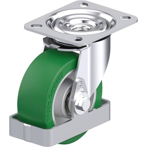 Thumbnail - Blickle 928258 L-ALST 100K-FS Stahlblech-Lenkrolle Rad-Durchmesser: 100 mm Tragfähigkeit (max.): 250 kg 1 St.