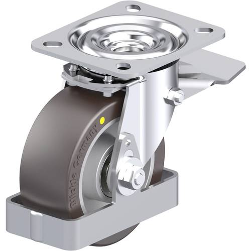 Thumbnail - Blickle 939147 L-ALST 100K-ST-AS-FS Stahlblech-Lenkrolle Rad-Durchmesser: 100 mm Tragfähigkeit (max.): 250 kg 1 St.