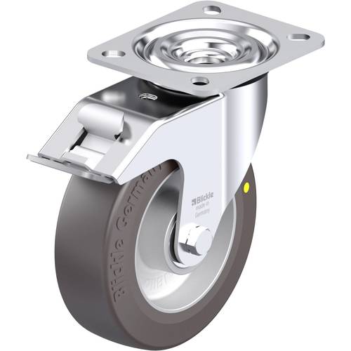 Thumbnail - Blickle 884645 L-ALST 125K-FI-AS Stahlblech-Lenkrolle Rad-Durchmesser: 125 mm Tragfähigkeit (max.): 250 kg 1 St.