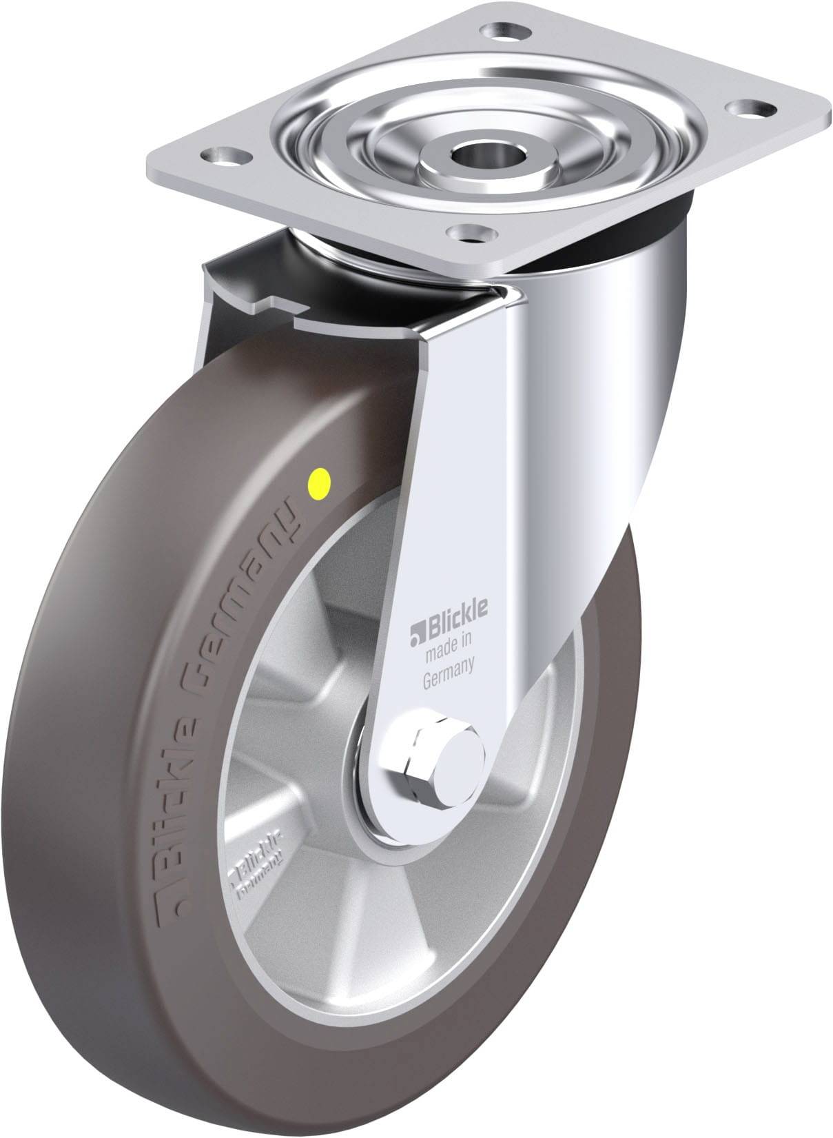 Blickle 867175 L-ALST 200K-AS Stahlblech-Lenkrolle Rad-Durchmesser: 200 mm Tragfähigkeit (max.): 400 kg 1 St.