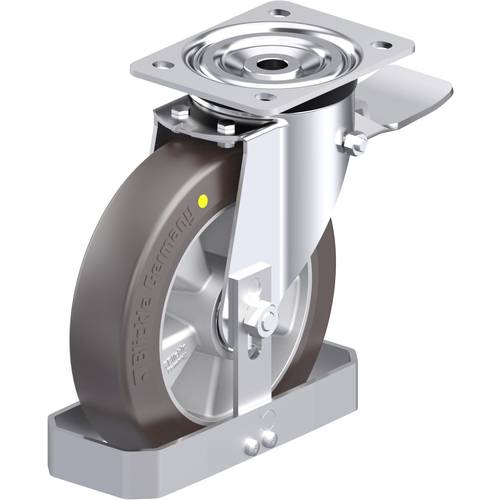 Thumbnail - Blickle 939159 L-ALST 200K-ST-AS-FS Stahlblech-Lenkrolle Rad-Durchmesser: 200 mm Tragfähigkeit (max.): 400 kg 1 St.