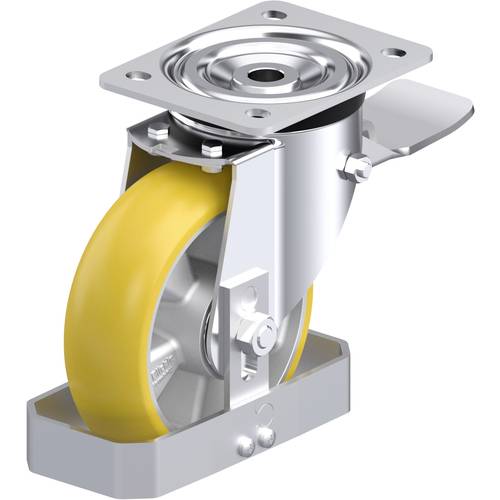 Thumbnail - Blickle 887125 L-ALTH 160K-ST-CO-FS Stahlblech-Lenkrolle Rad-Durchmesser: 160 mm Tragfähigkeit (max.): 400 kg 1 St.