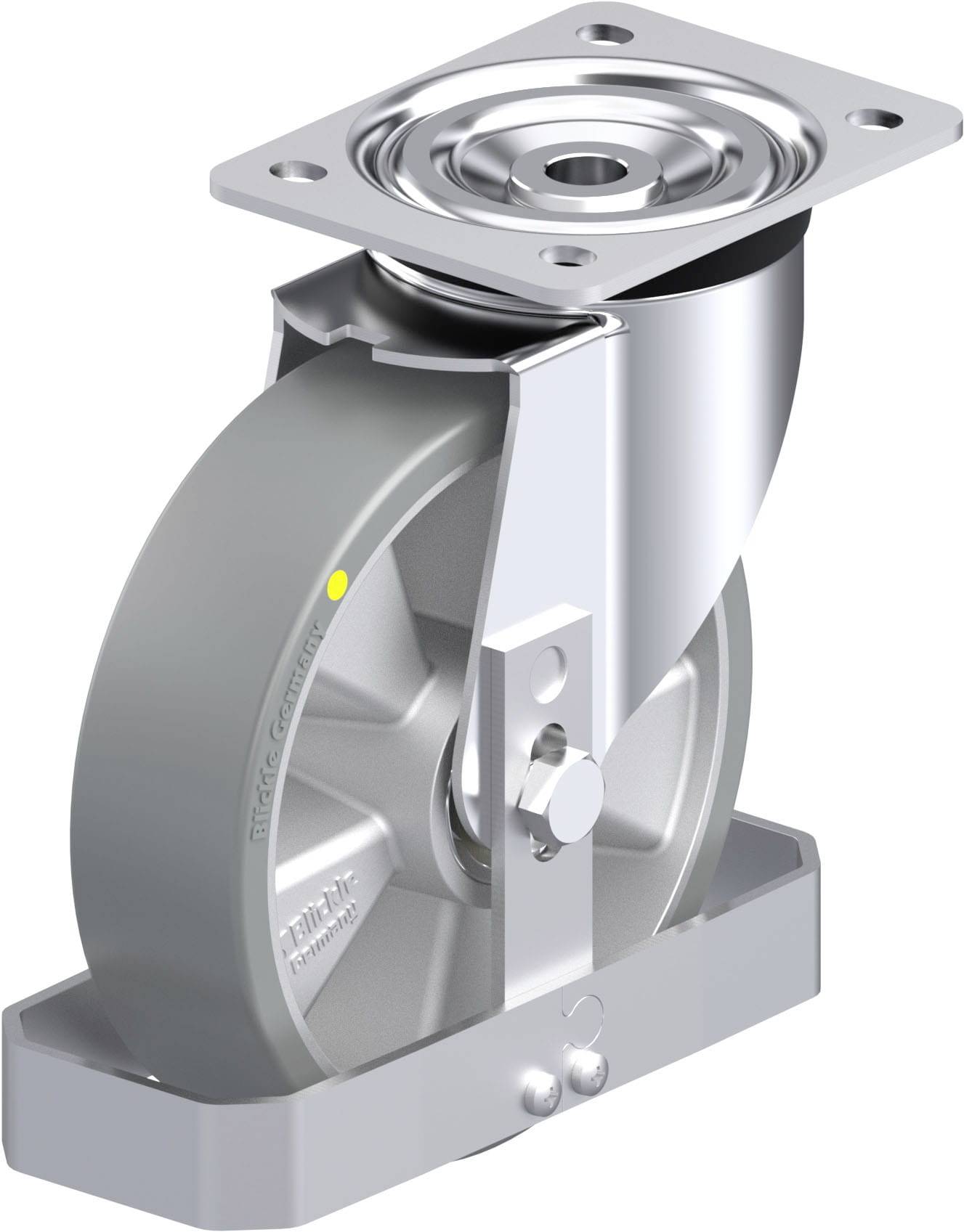 Blickle 939339 L-ALTH 180K-AS-FS Stahlblech-Lenkrolle Rad-Durchmesser: 180 mm Tragfähigkeit (max.): 400 kg 1 St.