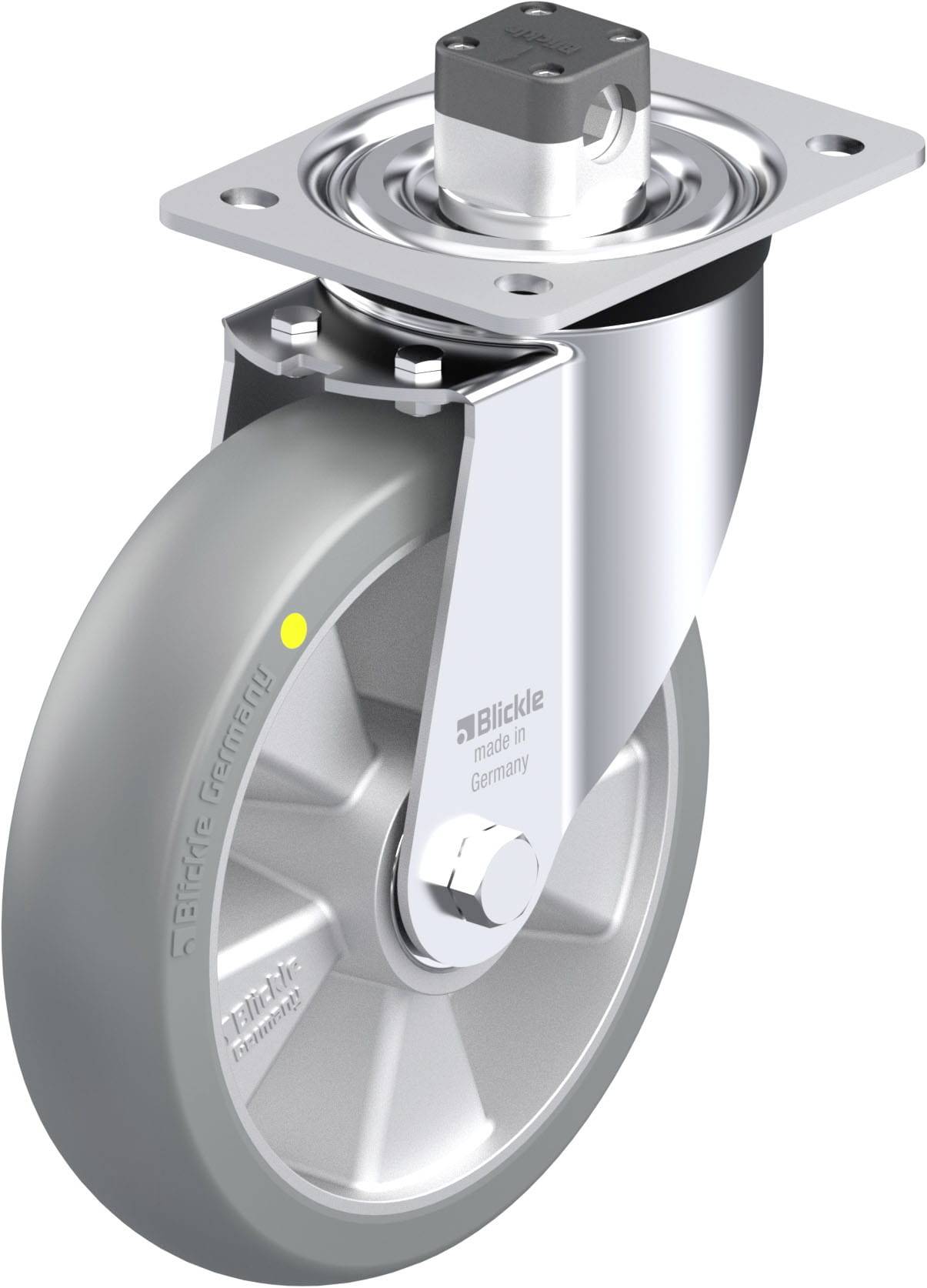 Blickle 936599 L-ALTH 200K-CS11-AS-CO Stahlblech-Lenkrolle Rad-Durchmesser: 200 mm Tragfähigkeit (max.): 400 kg 1 St.