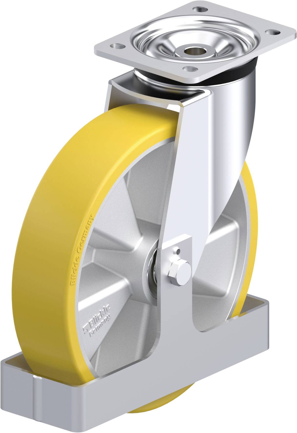 Blickle 921079 L-ALTH 250K-3-FS Stahlblech-Lenkrolle Rad-Durchmesser: 250 mm Tragfähigkeit (max.): 500 kg 1 St.