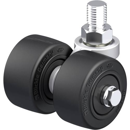 Blickle 941843 LD-POEV 60KF Doppel-Kompakt-Lenkrolle Rad-Durchmesser: 60 mm Tragfähigkeit (max.): 240 kg 1 St.