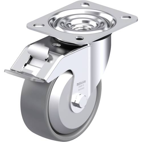 Blickle 946626 LE-PO 100G-FI-ELS-FA Stahlblech-Lenkrolle Rad-Durchmesser: 100 mm Tragfähigkeit (max.): 150 kg 1 St.