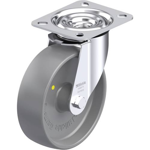 Thumbnail - Blickle 743197 LE-PO 125G-ELS Stahlblech-Lenkrolle Rad-Durchmesser: 125 mm Tragfähigkeit (max.): 150 kg 1 St.