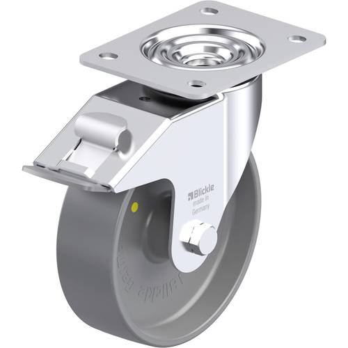 Thumbnail - Blickle 936872 LE-PO 160G-FI-ELS Stahlblech-Lenkrolle Rad-Durchmesser: 160 mm Tragfähigkeit (max.): 300 kg 1 St.