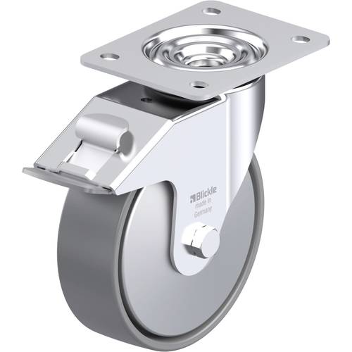 Blickle 946637 LE-PO 160G-FI-ELS-FA Stahlblech-Lenkrolle Rad-Durchmesser: 160 mm Tragfähigkeit (max.): 300 kg 1 St.