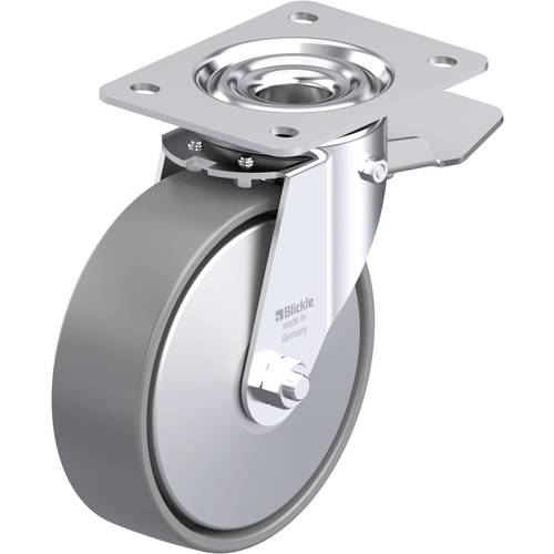 Blickle 946638 LE-PO 160G-ST-ELS-FA Stahlblech-Lenkrolle Rad-Durchmesser: 160 mm Tragfähigkeit (max.): 300 kg 1 St.