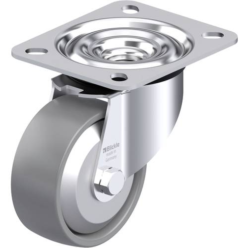 Blickle 946642 LE-PO 80G-ELS-FA Stahlblech-Lenkrolle Rad-Durchmesser: 80 mm Tragfähigkeit (max.): 150 kg 1 St.