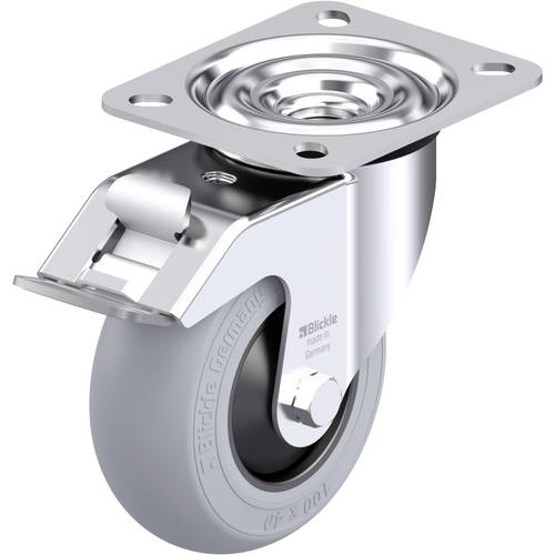 Blickle 921785 LE-POES 100KF-FI-SG Stahlblech-Lenkrolle Rad-Durchmesser: 100 mm Tragfähigkeit (max.): 150 kg 1 St.