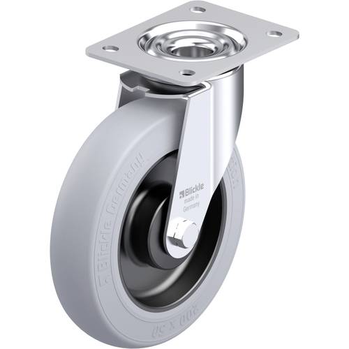 Blickle 936144 LE-POES 200KA-SG Stahlblech-Lenkrolle Rad-Durchmesser: 200 mm Tragfähigkeit (max.): 300 kg 1 St.
