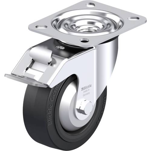 Blickle 749589 LE-POEV 100KAD-FI-FA Stahlblech-Lenkrolle Rad-Durchmesser: 100 mm Tragfähigkeit (max.): 150 kg 1 St.