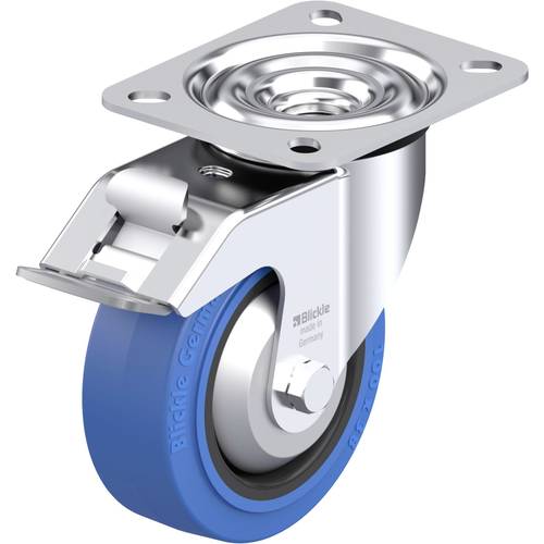 Blickle 749591 LE-POEV 100KAD-FI-SB-FA Stahlblech-Lenkrolle Rad-Durchmesser: 100 mm Tragfähigkeit (max.): 150 kg 1 St.