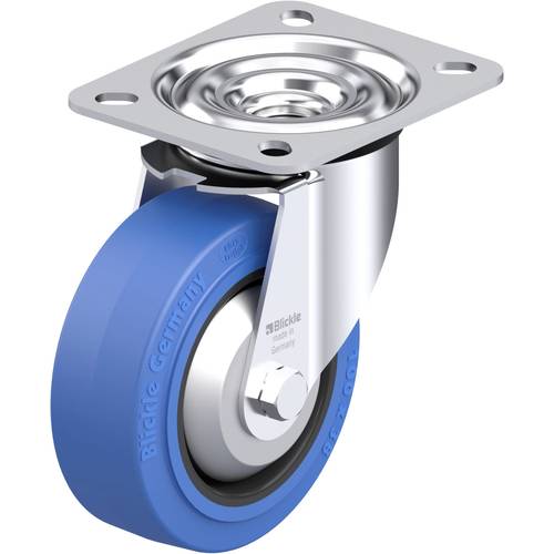Blickle 850106 LE-POEV 100XR-SB-FA Stahlblech-Lenkrolle Rad-Durchmesser: 100 mm Tragfähigkeit (max.): 150 kg 1 St.