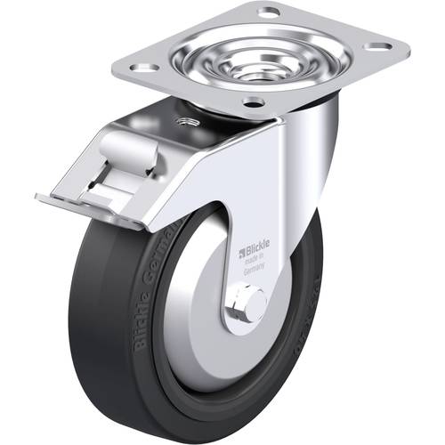 Thumbnail - Blickle 749600 LE-POEV 125KAD-FI-FA Stahlblech-Lenkrolle Rad-Durchmesser: 125 mm Tragfähigkeit (max.): 150 kg 1 St.