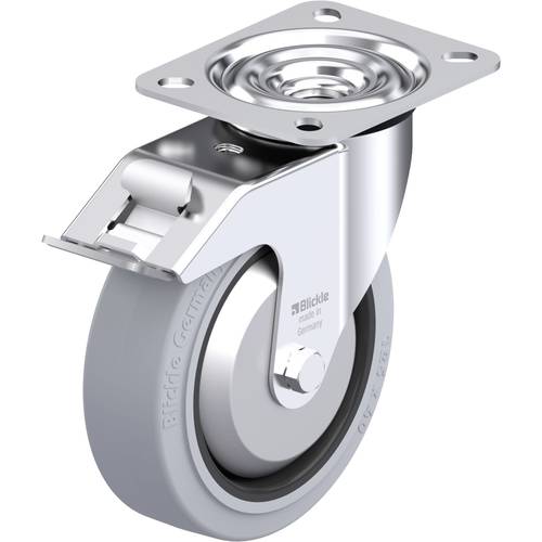 Blickle 850121 LE-POEV 125XR-FI-SG-FA Stahlblech-Lenkrolle Rad-Durchmesser: 125 mm Tragfähigkeit (max.): 150 kg 1 St.