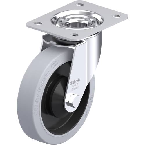 Blickle 857515 LE-POEV 161XKA-SG Stahlblech-Lenkrolle Rad-Durchmesser: 160 mm Tragfähigkeit (max.): 300 kg 1 St.