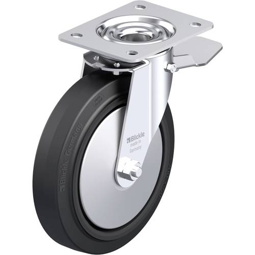 Blickle 749641 LE-POEV 200KAD-ST-FA Stahlblech-Lenkrolle Rad-Durchmesser: 200 mm Tragfähigkeit (max.): 300 kg 1 St.