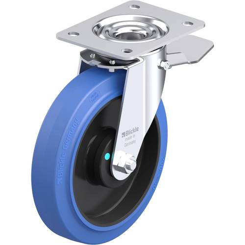 Blickle 749649 LE-POEV 200KAD-ST-SB Stahlblech-Lenkrolle Rad-Durchmesser: 200 mm Tragfähigkeit (max.): 300 kg 1 St.