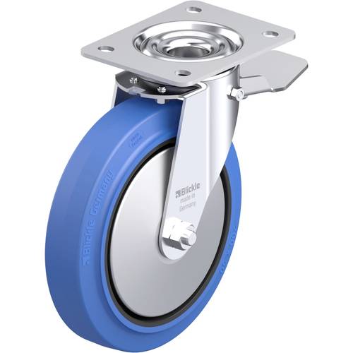 Blickle 749635 LE-POEV 200KA-ST-SB-FA Stahlblech-Lenkrolle Rad-Durchmesser: 200 mm Tragfähigkeit (max.): 300 kg 1 St.