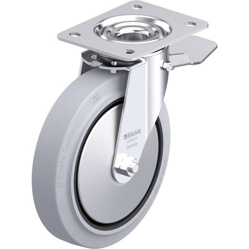 Blickle 850310 LE-POEV 200XKA-ST-SG-FA Stahlblech-Lenkrolle Rad-Durchmesser: 200 mm Tragfähigkeit (max.): 300 kg 1 St.