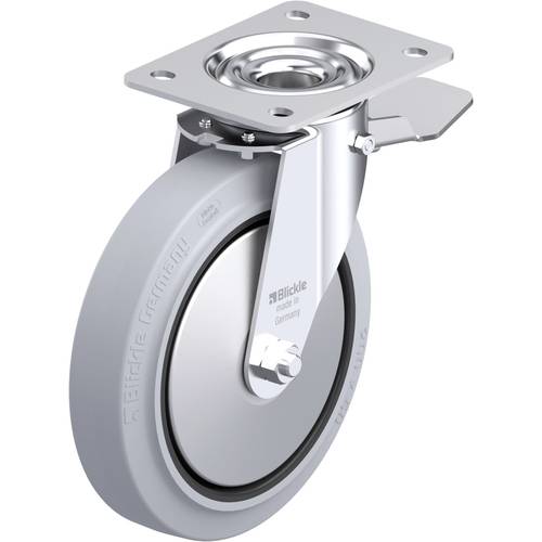 Blickle 850275 LE-POEV 200XR-ST-SG-FA Stahlblech-Lenkrolle Rad-Durchmesser: 200 mm Tragfähigkeit (max.): 300 kg 1 St.