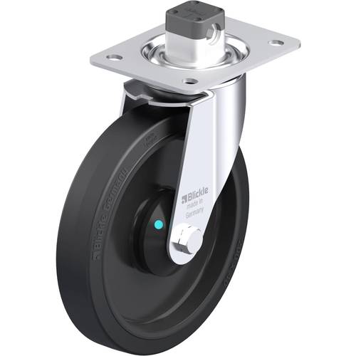 Blickle 850257 LE-POEV 201KAD-CS11 Stahlblech-Lenkrolle Rad-Durchmesser: 200 mm Tragfähigkeit (max.): 300 kg 1 St.