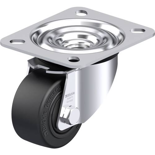 Thumbnail - Blickle 941844 LE-POEV 60KF Stahlblech-Lenkrolle Rad-Durchmesser: 60 mm Tragfähigkeit (max.): 120 kg 1 St.