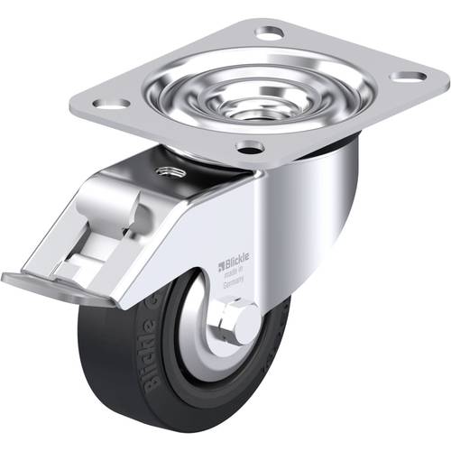 Blickle 850059 LE-POEV 80G-FI-FA Stahlblech-Lenkrolle Rad-Durchmesser: 80 mm Tragfähigkeit (max.): 140 kg 1 St.