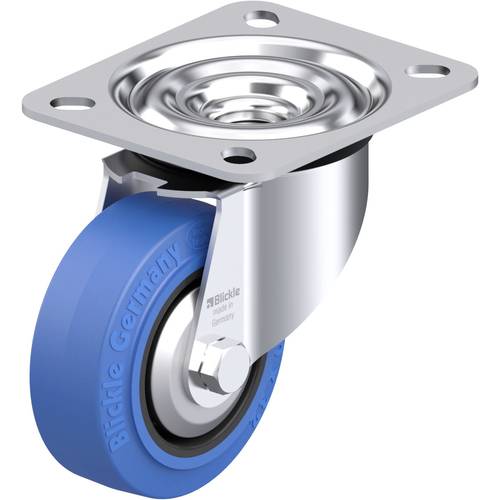 Thumbnail - Blickle 850060 LE-POEV 80G-SB-FA Stahlblech-Lenkrolle Rad-Durchmesser: 80 mm Tragfähigkeit (max.): 140 kg 1 St.