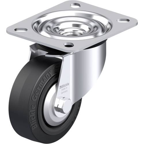 Blickle 850075 LE-POEV 80XR-FA Stahlblech-Lenkrolle Rad-Durchmesser: 80 mm Tragfähigkeit (max.): 140 kg 1 St.