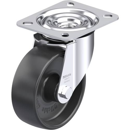 Blickle 289264 LE-PP 100G Stahlblech-Lenkrolle Rad-Durchmesser: 100 mm Tragfähigkeit (max.): 150 kg 1 St.