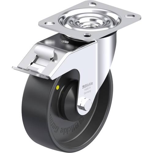 Blickle 951769 LE-PP 125KA-FI-EL Stahlblech-Lenkrolle Rad-Durchmesser: 125 mm Tragfähigkeit (max.): 150 kg 1 St.