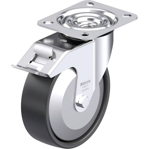 Blickle 951770 LE-PP 125KA-FI-EL-FA Stahlblech-Lenkrolle Rad-Durchmesser: 125 mm Tragfähigkeit (max.): 150 kg 1 St.