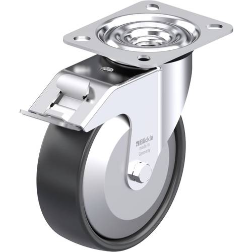 Blickle 749661 LE-PP 125R-FI-FA Stahlblech-Lenkrolle Rad-Durchmesser: 125 mm Tragfähigkeit (max.): 150 kg 1 St.
