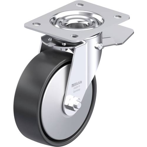 Thumbnail - Blickle 741007 LE-PP 150G-ST-FA Stahlblech-Lenkrolle Rad-Durchmesser: 150 mm Tragfähigkeit (max.): 300 kg 1 St.