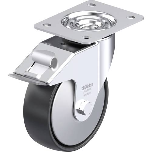 Blickle 749664 LE-PP 150R-FI-FA Stahlblech-Lenkrolle Rad-Durchmesser: 150 mm Tragfähigkeit (max.): 300 kg 1 St.