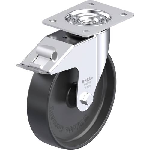 Blickle 580480 LE-PP 200G-FI Stahlblech-Lenkrolle Rad-Durchmesser: 200 mm Tragfähigkeit (max.): 300 kg 1 St.