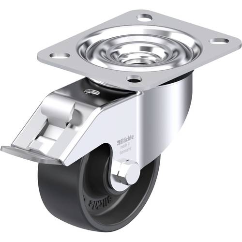 Blickle 580431 LE-PP 80R-FI Stahlblech-Lenkrolle Rad-Durchmesser: 80 mm Tragfähigkeit (max.): 120 kg 1 St.