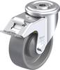Blickle 760703 LER-PO 100KA-FI-ELS Stahlblech-Lenkrolle Rad-Durchmesser: 100 mm Tragfähigkeit (max.): 150 kg 1 St.