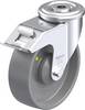 Blickle 895679 LER-PO 125KA-FI-ELS Stahlblech-Lenkrolle Rad-Durchmesser: 125 mm Tragfähigkeit (max.): 150 kg 1 St.