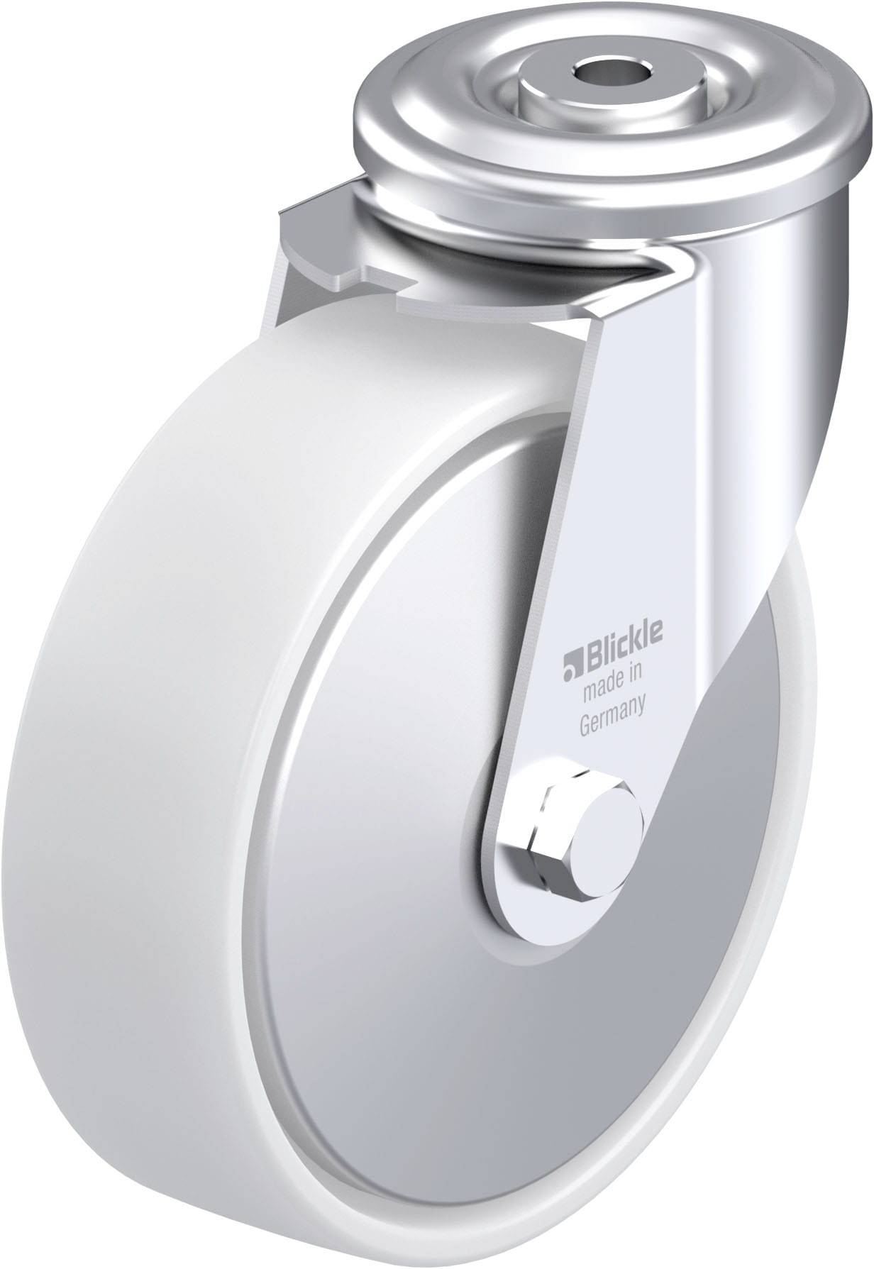 Blickle 749760 LER-PO 160G-FA Stahlblech-Lenkrolle Rad-Durchmesser: 160 mm Tragfähigkeit (max.): 300 kg 1 St.