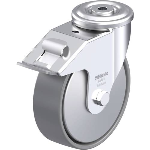 Blickle 946653 LER-PO 160G-FI-ELS-FA Stahlblech-Lenkrolle Rad-Durchmesser: 160 mm Tragfähigkeit (max.): 300 kg 1 St.