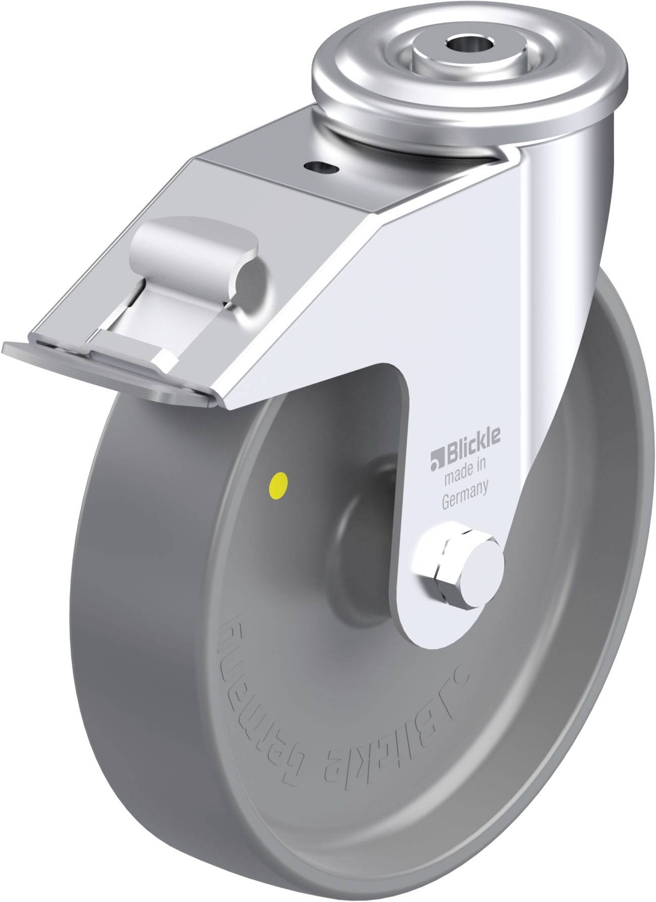 Blickle 915935 LER-PO 200G-FI-ELS Stahlblech-Lenkrolle Rad-Durchmesser: 200 mm Tragfähigkeit (max.): 300 kg 1 St.