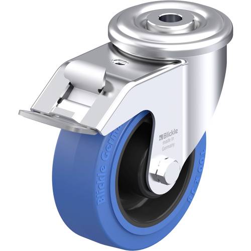 Thumbnail - Blickle 540815 LER-POEV 100R-FI-SB Stahlblech-Lenkrolle Rad-Durchmesser: 100 mm Tragfähigkeit (max.): 150 kg 1 St.
